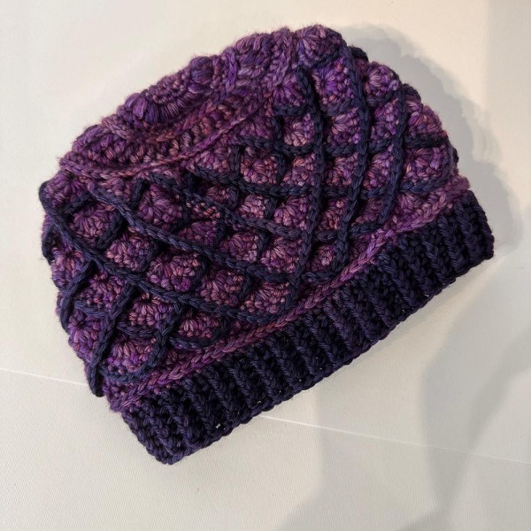 Purple Trellis Hat